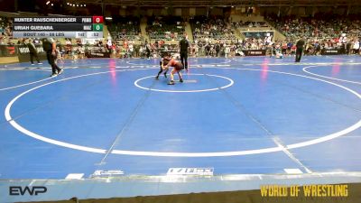 58 lbs Consi Of 8 #2 - Hunter Rauschenberger, Pomona Elite vs Uriah Guebara, Maize Wrestling Club