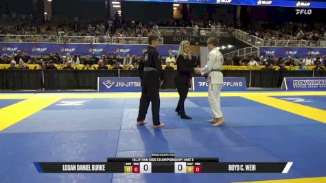 Logan Daniel Burke vs Boyd C. Weir 2026 Pan Kids Jiu-Jitsu IBJJF Championship