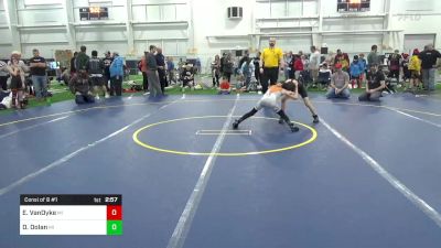 M-75 lbs Consi Of 8 #1 - Ethan VanDyke, MI vs Deegan Dolan, MI