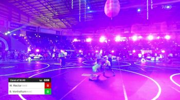 102 lbs Consi Of 16 #2 - William Rector, Basehor Bobcats Wrestling vs Brody Vonholtum, Black Fox Wrestling Academy