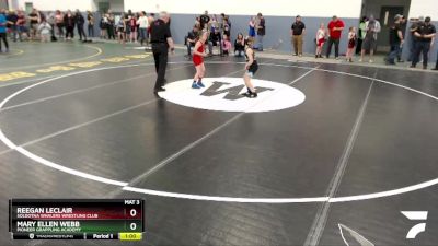 65 lbs Round 1 - Mary Ellen Webb, Pioneer Grappling Academy vs Reegan LeClair, Soldotna Whalers Wrestling Club