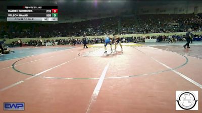 Consi Of 16 #1 - Damien Summers, Pryor Tigers Wrestling vs Wilson Navas, Henryetta JH