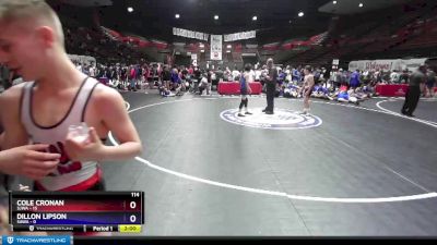 114 lbs Round 1 (8 Team) - Cole Cronan, SJWA vs Dillon Lipson, SAWA