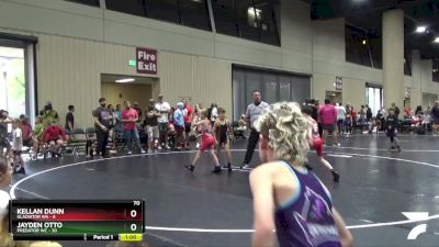 70 lbs Quarters & 1st Wb (16 Team) - Kellan Dunn, Gladiator WA vs Jayden Otto, Predator WC