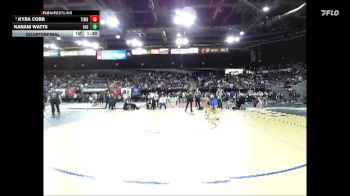 105 lbs Quarterfinal - Kyra Cobb, Timberline vs Kanani Watts, Eagle