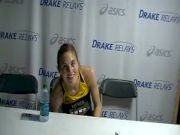 Betsy Flood after 1500 2011 Drake Relays