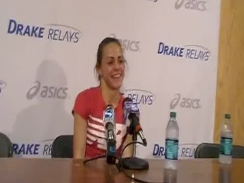 Jenny Simpson 1500 Invite champ 2011 Drake Relays