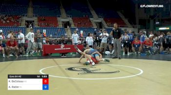 120 lbs Cons 64 #2 - Kaden DeCoteau, North Dakota vs Ayden Rader, Pennsylvania