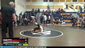182 lbs Cons. Round 2 - Caleb Smith, Etiwanda vs Christopher Sandoval, Villa Park