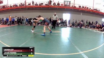 113 lbs Champ. Round 1 - Jayden Coy, South Dearborn Wrestling Club vs Jacob Powers, Bulldog Premier Wrestling Club