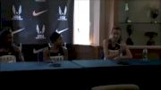 Duke Women's 4x800 Press Conference Penn Relays 2011