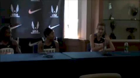 Duke Women's 4x800 Press Conference Penn Relays 2011