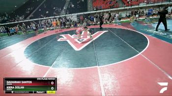 116-125 lbs 5th Place Match - Savannah Santos, Idaho vs Kiera Dolan, Idaho
