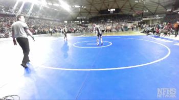 3A 132 lbs Champ. Round 2 - Keaton Mayernik, Stanwood vs Jace Longmire, Auburn