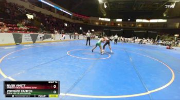 133 lbs Cons. Semi - Zorenzo Campos, Show Low Jr High School vs River Vinett, Prescott Mile High Middle Scho