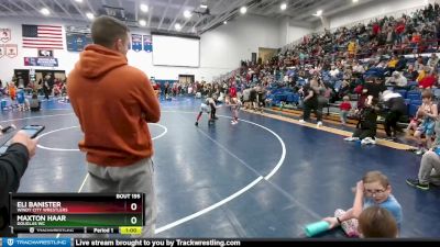 63 lbs Cons. Round 2 - Maxton Haar, Douglas WC vs Eli Banister, Windy City Wrestlers