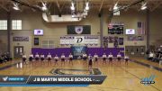 J B Martin Middle School - Cougarettes [2023 Junior High - Pom Day 1] 2023 UDA Louisiana Dance Challenge