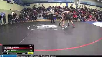 160 lbs Quarterfinal - Thomas Sheeley, Kittitas vs Mitchell Lencioni, Liberty (Spangle)