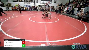 37 lbs Final - Kimber Russell, Salina Wrestling Club vs Mason Smith, Tahlequah Wrestling Club