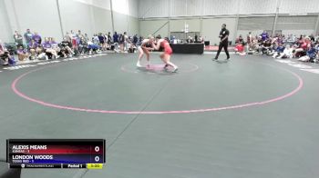 135 lbs Quarters & 1st Wb (16 Team) - Alexis Means, Kansas vs London Woods, Texas Red