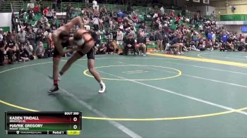 144 lbs Champ. Round 3 - Mavrik Gregory, MOUNT VERNON vs Kaden Tindall, Brighton HS