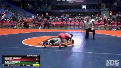 120 lbs Champ. Round 1 - Zuri Sarmiento, Palatine (Fremd) vs Yamilet Aguirre, Yorkville (H.S.)