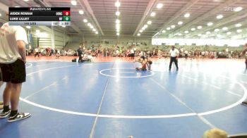145 lbs Rr Rnd 1 - Aiden Roman, OBWC Red vs Luke Lilley, MF Young Bucks