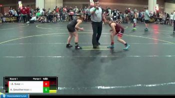 76/86 Round 1 - Amelia Svec, Spatola Wrestling vs Annalisa Smothermon, Purler Wrestling Acadmey