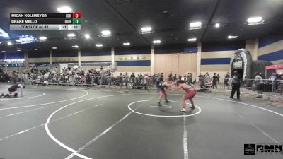 150 lbs Consi Of 64 #2 - Micah Kollmeyer, Scripps Ranch HS vs Drake Mello, Durham Elite