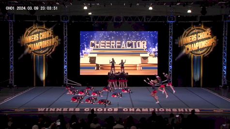 CheerFactor - Day 1 [2024 Mystery Level 2.2 Junior D1 Mystery] 2024 Winner's Choice Championships - Mohegan Sun