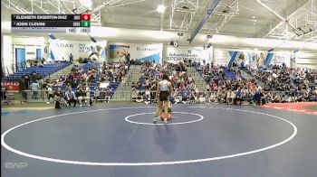 130 lbs 1st Place Match - Josie Clouse, Gardner Edgerton vs Elizabeth Edgerton-Diaz, Junction City