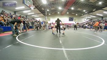 37 lbs Round Of 16 - Canyon Mowdy, Checotah Matcats vs Rush Wilson, Barnsdall Youth Wrestling