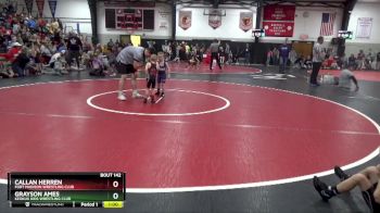 3rd Place Match - Callan Herren, Fort Madison Wrestling Club vs Grayson Ames, Keokuk Kids Wrestling Club