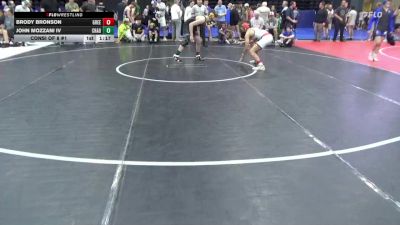125 lbs Consi Of 8 #1 - Brody Bronson, Greensburg vs John Mozzani IV, Chadds Ford