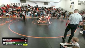 152 lbs 1st Place Match - Danyk Jacobsen, Park / Sweet Grass Co vs Beau Russell, Natrona County