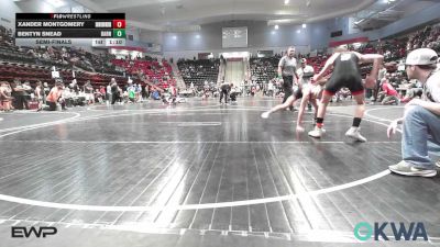120 lbs Semifinal - Xander Montgomery, Skiatook Youth Wrestling vs Bentyn Snead, Barnsdall Youth Wrestling