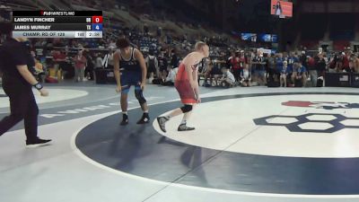 126 lbs Champ. Rd Of 128 - Landyn Fincher, Oregon vs James Murray, Texas