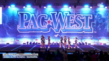 Sonic Elite Olympia - Warriors [2026 L1.1 Mini - PREP Day 1] 2026 PacWest Grand Nationals