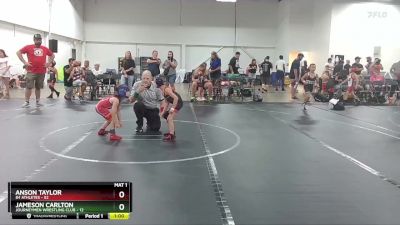 44 lbs Semifinal - Anson Taylor, 84 Athletes vs Jameson Carlton, Journeymen Wrestling Club