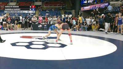 105 lbs Cons. Sub-rd Of 16 - Addalyn Sisson, Indiana vs Gabrielle Garvey, Virginia