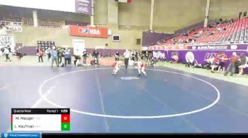 106 lbs Quarterfinal - Mack Mauger, Team Idaho Wrestling Club vs Lucas Kaufman, Newton Wrestling Club