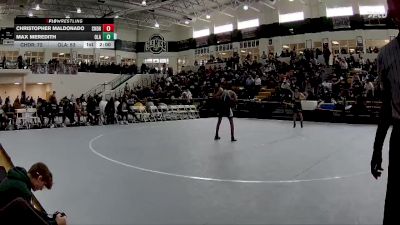 120 lbs Round 1 (16 Team) - Christopher Maldonado, Charles Drew vs Max Meredith, Ola