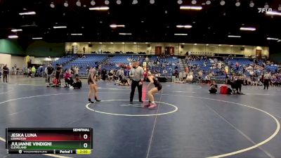 114 lbs Semifinal - Jeska Luna, Lexington vs Julianne Vindigni, Cleveland