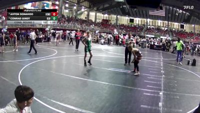 105 lbs Cons. Round 2 - Axton Donahoo, Falls City Wrestling Club vs Conrad Jundt, O`Neill Leprechaun Wrestling