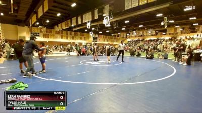 97/102 Round 3 - Tyler Hale, Team Temecula /Pin Club vs Leah Ramirez, Coachella Valley Wrestling Clu