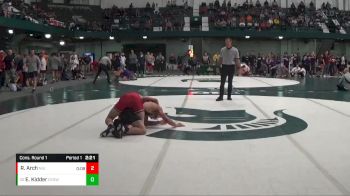 157 lbs Cons. Round 1 - Elijah Kidder, Grand Valley State WC vs Ross Arch, Northern Illinois University