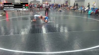 73 lbs Round 5 (6 Team) - Arman Bassiri, Captial City WC vs Cayden Avery, Rabbit