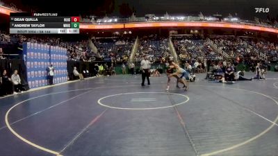 3A 144 lbs Champ. Round 1 - Dean Quilla, North Lincoln High School vs Andrew Taylor, West Rowan High School