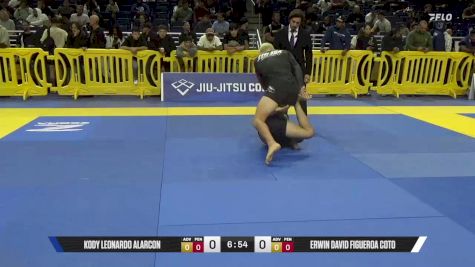 Erwin David Figueroa Coto vs Kody Leonardo Alarcon 2025 Pan IBJJF Jiu-Jitsu No-Gi Championship