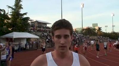 Adam Green after the steeple at the 2011 Payton Jordan Invitational
